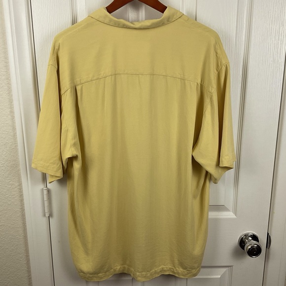 Pre-Owned Tommy Bahama Men’s 100% Silk Button Up Shirt, Size L - Picture 2 of 9